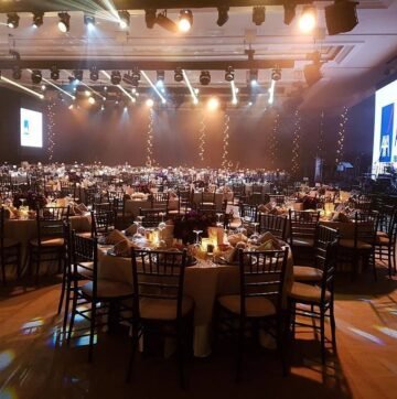 axa gala dinner at seaside arena